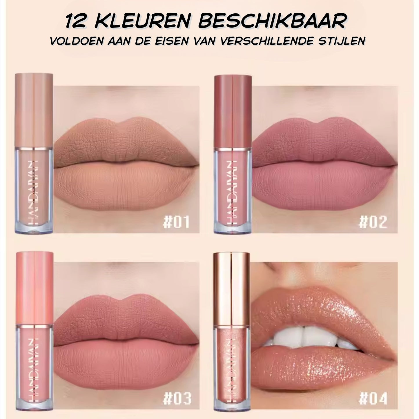 Handaiyan Matte lippenstift set