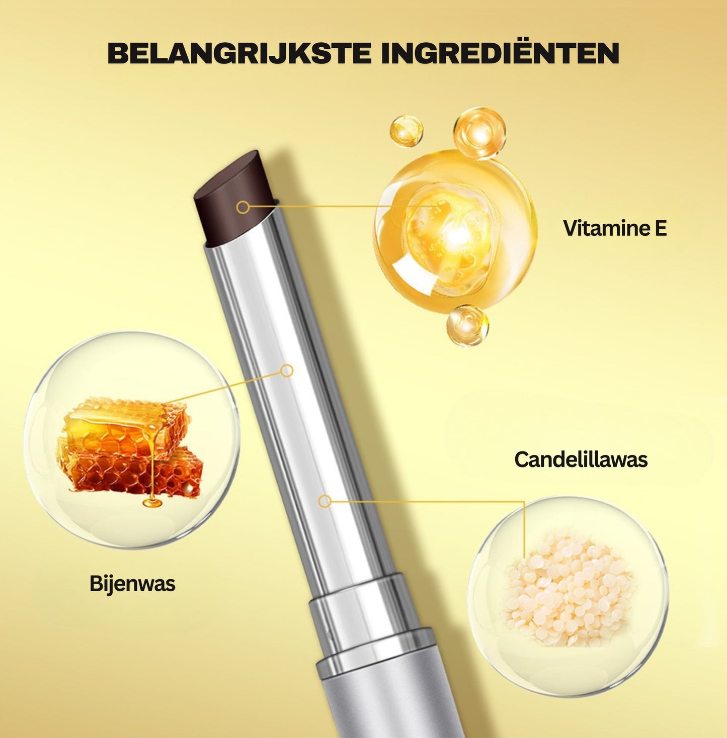 Zwarte honing lippenbalsem