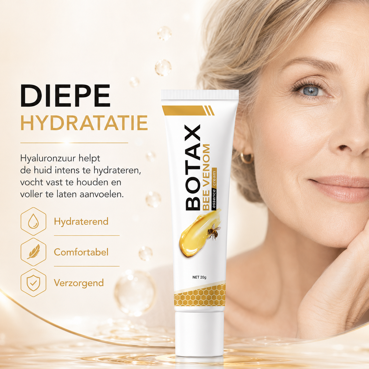 Hydraterende oogcrème met hyaluronzuur