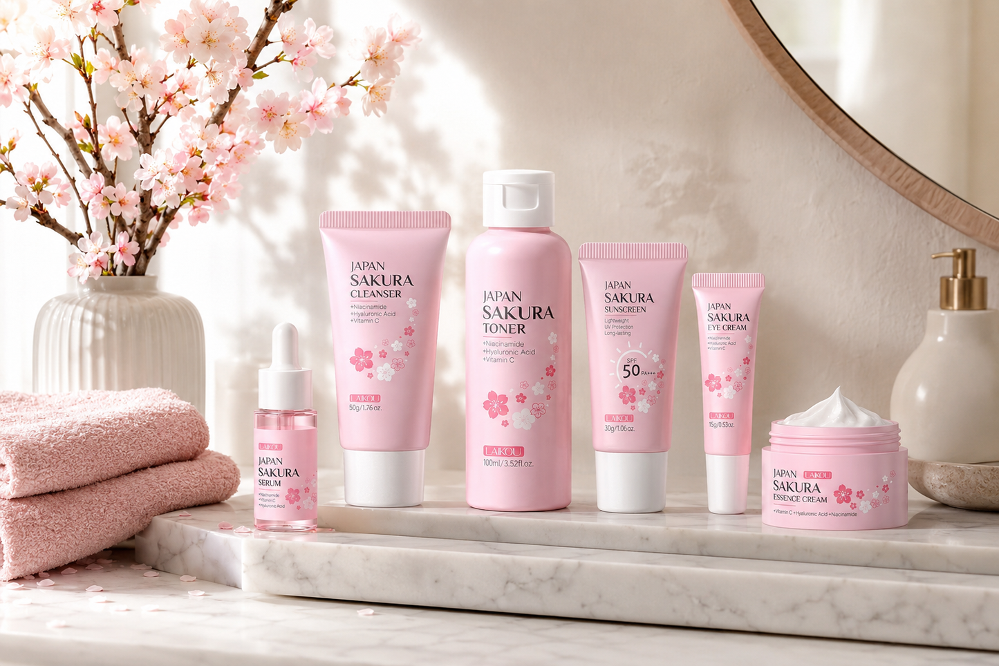 Japan Sakura Skincare Set