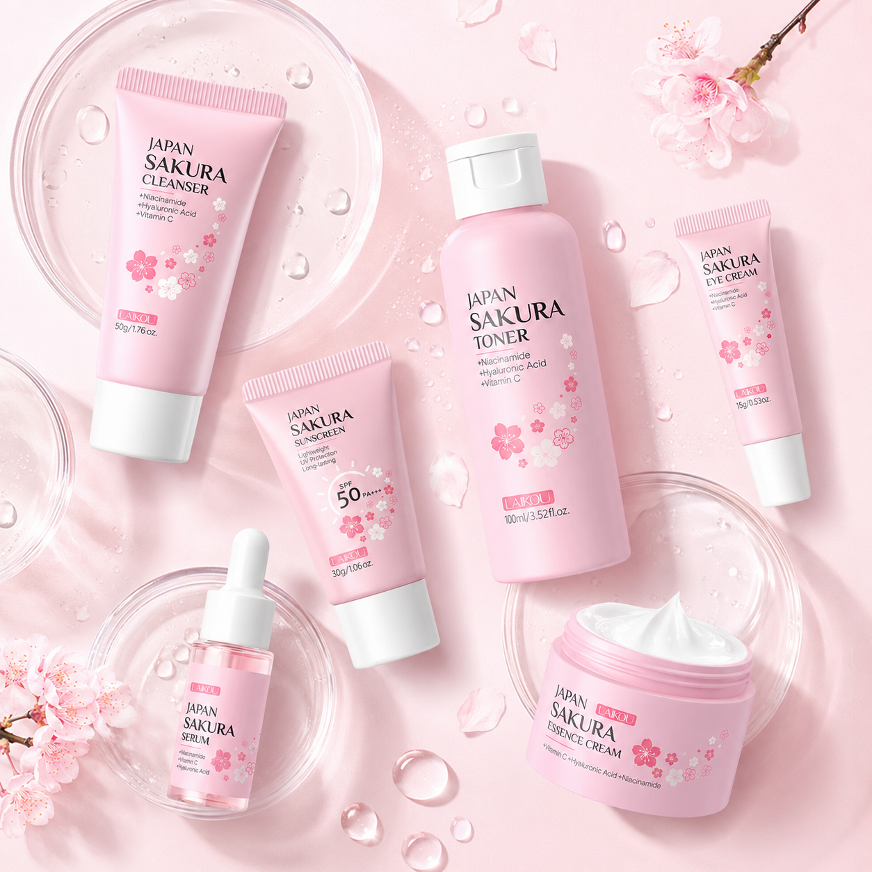 Japan Sakura Skincare Set